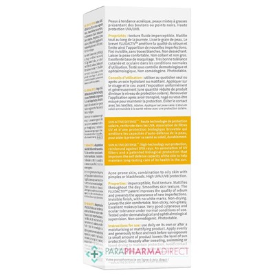 Bioderma Photoderm AKN Mat SPF30 - Fluide Correcteur Matifiant Anti-Imperfections - Peaux à Tendance Acnéique 40ml