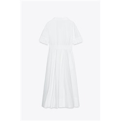 ZW COLLECTION POPLIN MIDI DRESS