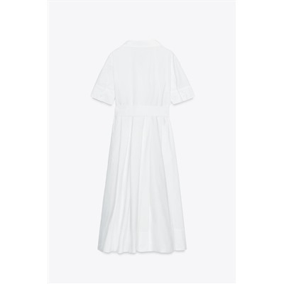 ZW COLLECTION POPLIN MIDI DRESS