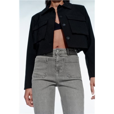 Z1975 HIGH-WAIST MINI FLARE JEANS