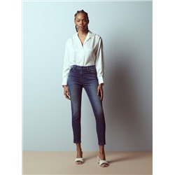 Slim-Jeans mit mittlerer Leibhöhe