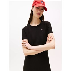 Tommy Jeans Ribbed Midi Dress