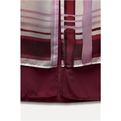 ZW COLLECTION PRINTED SKIRT