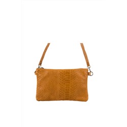 Bandolera de piel Camel - Firenze Artegiani