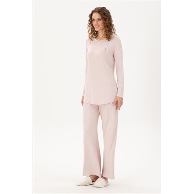 Kadın Pembe Pijama Takımı