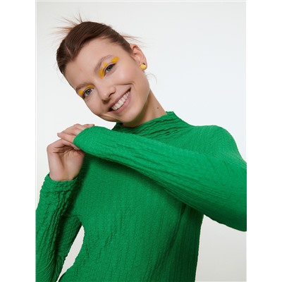 Kleid aus Strukturjersey