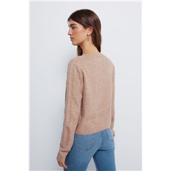 Cardigan pointelle