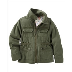 Twill Cargo Jacket