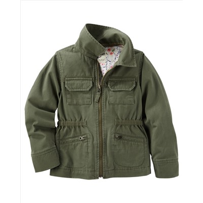 Twill Cargo Jacket