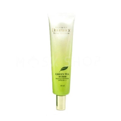 DEOPROCE PREMIUM GREENTEA TOTAL SOLUTION BB CREAM SPF50+PA+++ Солнцезащитный BB крем с экстрактом зелёного чая 40мл