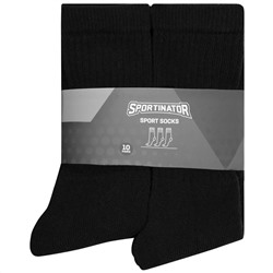 SPORTINATOR Sportsocken 10 Paar schwarz