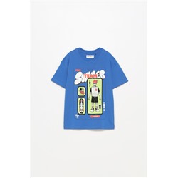 Rubberised print T-shirt