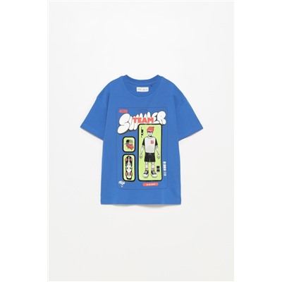 Rubberised print T-shirt