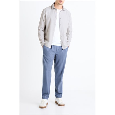 Camisa regular fit - Gris