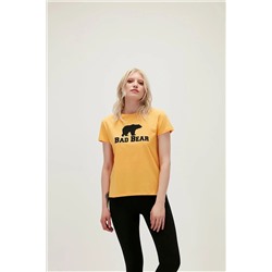 Bad Bear, Logo Tee T-shirt Hardal Baskılı Kadın Tişört