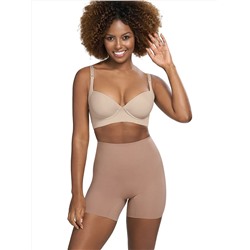 LEONISA SHAPEWEAR Undetectable Padded Butt Lifter Shaper Short COMPRESSION LEVEL 2: MODERATE