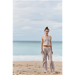 PANTALÓN PIJAMERO RAYAS CONTRASTE