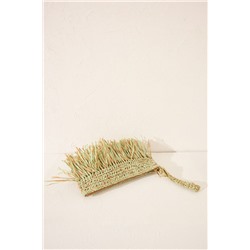 Bolso pequeño rafia flecos