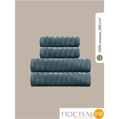 ESTIA ТОРЛЕЙ морской К-т полотенец 50х80-2/70х130-2, 100% хлопок, 500 г/м2
