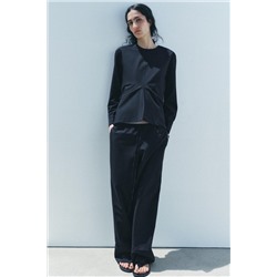 DRAPED STRIPE TOP ZW COLLECTION