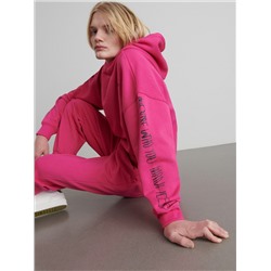 Hoodie in kräftigem Farbton
