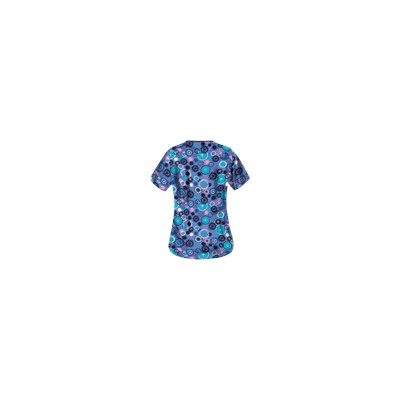 UA Signature Circle Ceil Five-Pocket Print Scrub Top