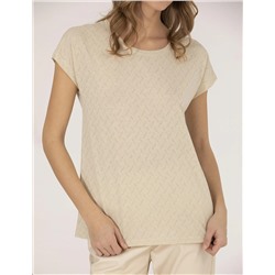 Bej Comfort Fit Tişört