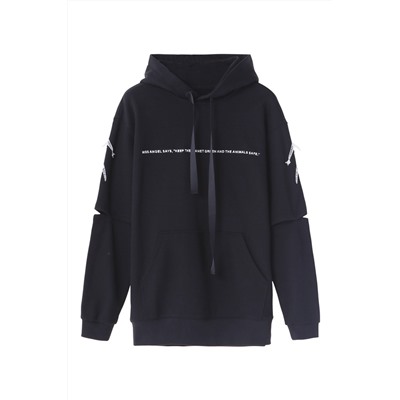Sudadera de manga larga Negro