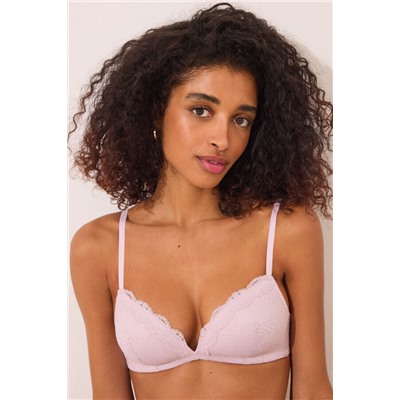 Sujetador triangular CHARMING encaje rosa