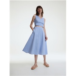 Karierter Rock aus Gingham