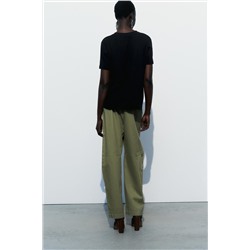 COTTON T-SHIRT WITH ENZYME FINISH
