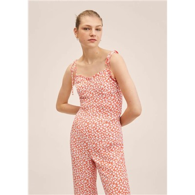 Mono estampado floral -  Mujer | MANGO OUTLET España