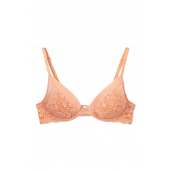 PRETTY Sujetador aro encaje naranja peach