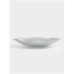 Ваза для фруктов, 40х8 см, стекло Р, серебристая, Avila