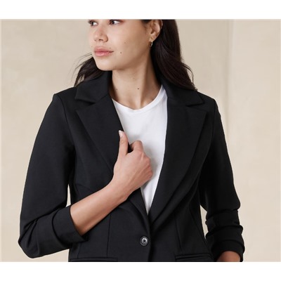 LONG AND LEAN PONTE BLAZER