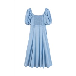 Vestido recto Azul