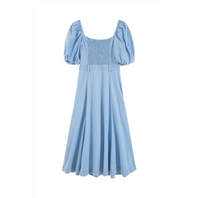 Vestido recto Azul