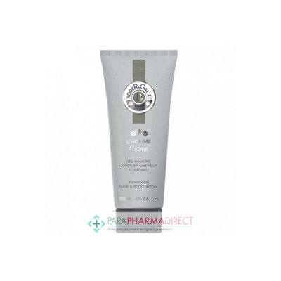 Roger & Gallet Homme Cèdre Gel Douche Corps et Cheveux Tonifiant 200ml (Homme sport)