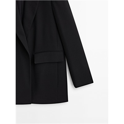 Americana traje crepe