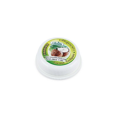 Концентрированная твердая зубная мини-паста с кокосом от GreenHerb Novolife 10 гр / Green Herb Novolife coconut toothpaste 10 g