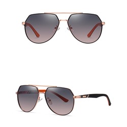IQ30037 - Солнцезащитные очки ICONIQ 6323 Golden baked black gradient Gray C84-P146