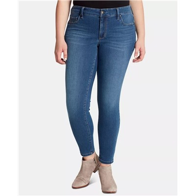 JESSICA SIMPSON Trendy Plus Size Kiss Me Super-Skinny Jeans