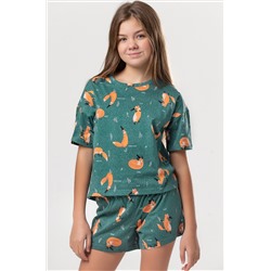 Хлопковая пижама для девочки Happyfox
