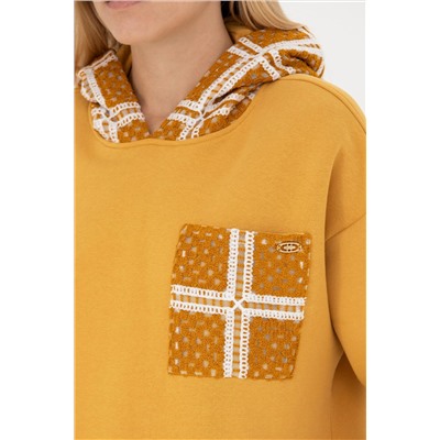 Kadın Hardal Sweatshirt
