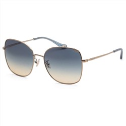 Coach Women's Gold Square Sunglasses