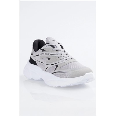 Tonny Black Unisex Gri Faylon Taban Spor Ayakkabı Tbb013 TBB013-0