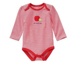 Striped Apple Bodysuit