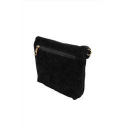 Bandolera de nobuk Negro - Firenze Artegiani
