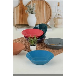 Keramika Mixed Hitit Yemek Tabağı 18 Cm 6 Adet 406-620 X0001357100000000000000000