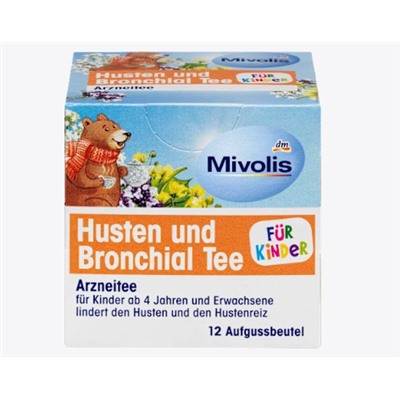 Kindertee, Husten & Bronchial Tee (12 Beutel), 18 g